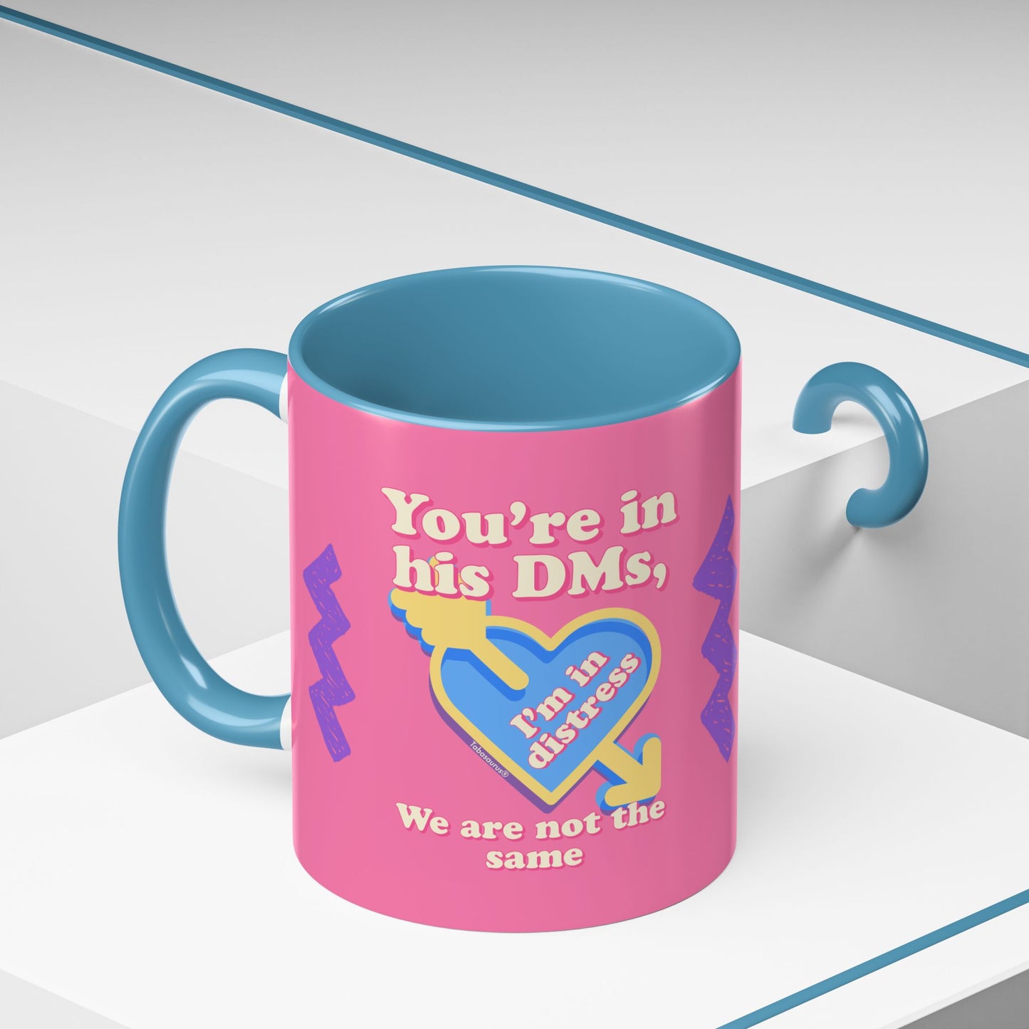 Distressed DMs Accent Coffee Mug (11, 15oz)