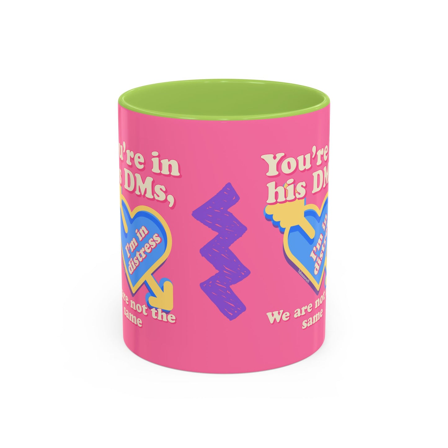 Distressed DMs Accent Coffee Mug (11, 15oz)
