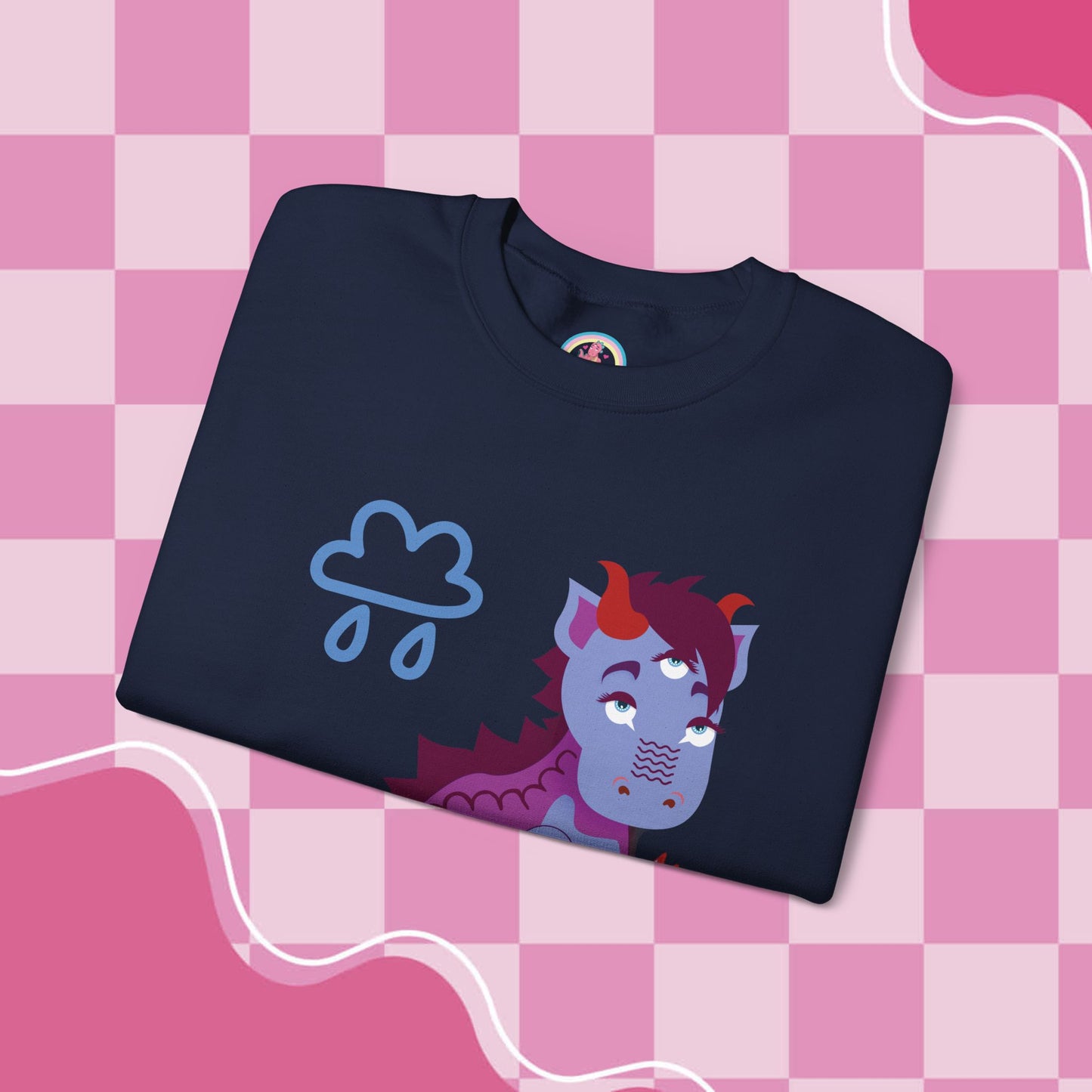 Stormy Tabasaurus® Unisex Heavy Blend™ Crewneck Sweatshirt