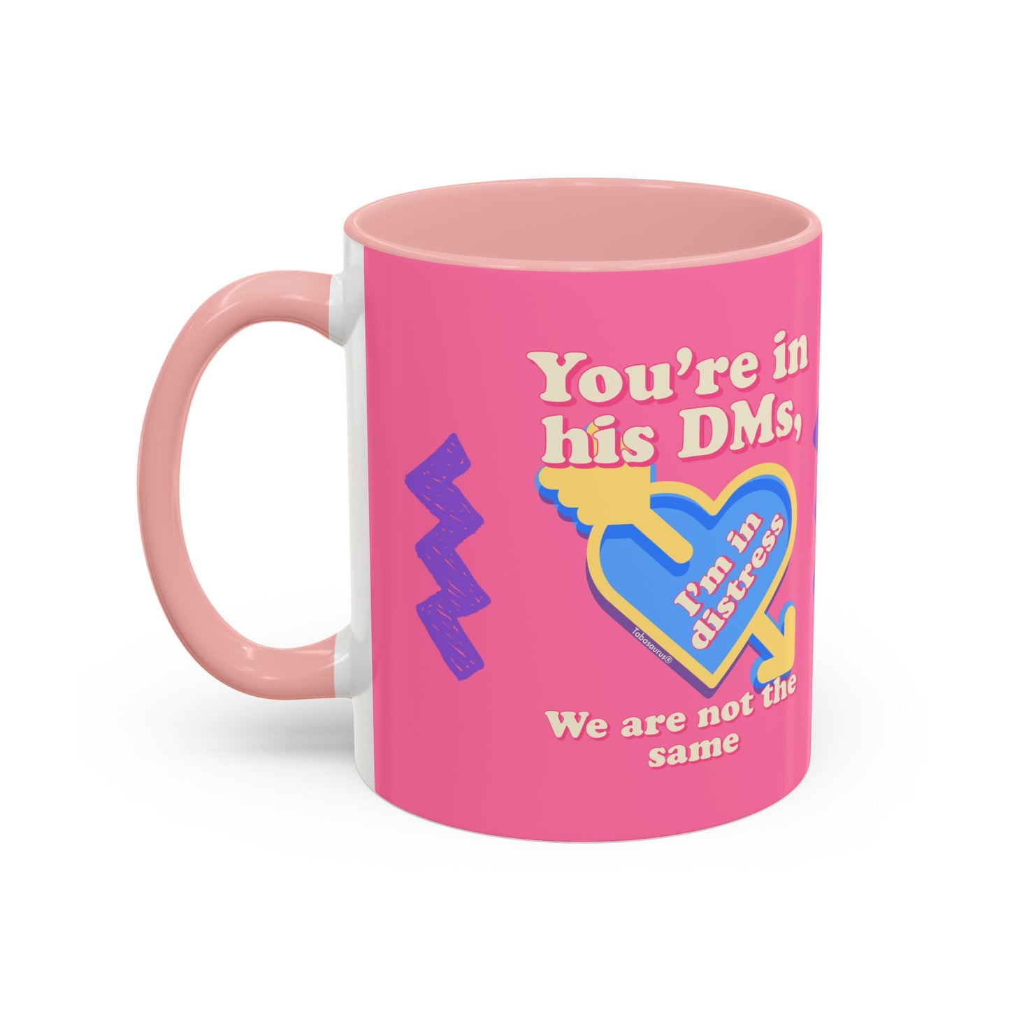 Distressed DMs Accent Coffee Mug (11, 15oz)