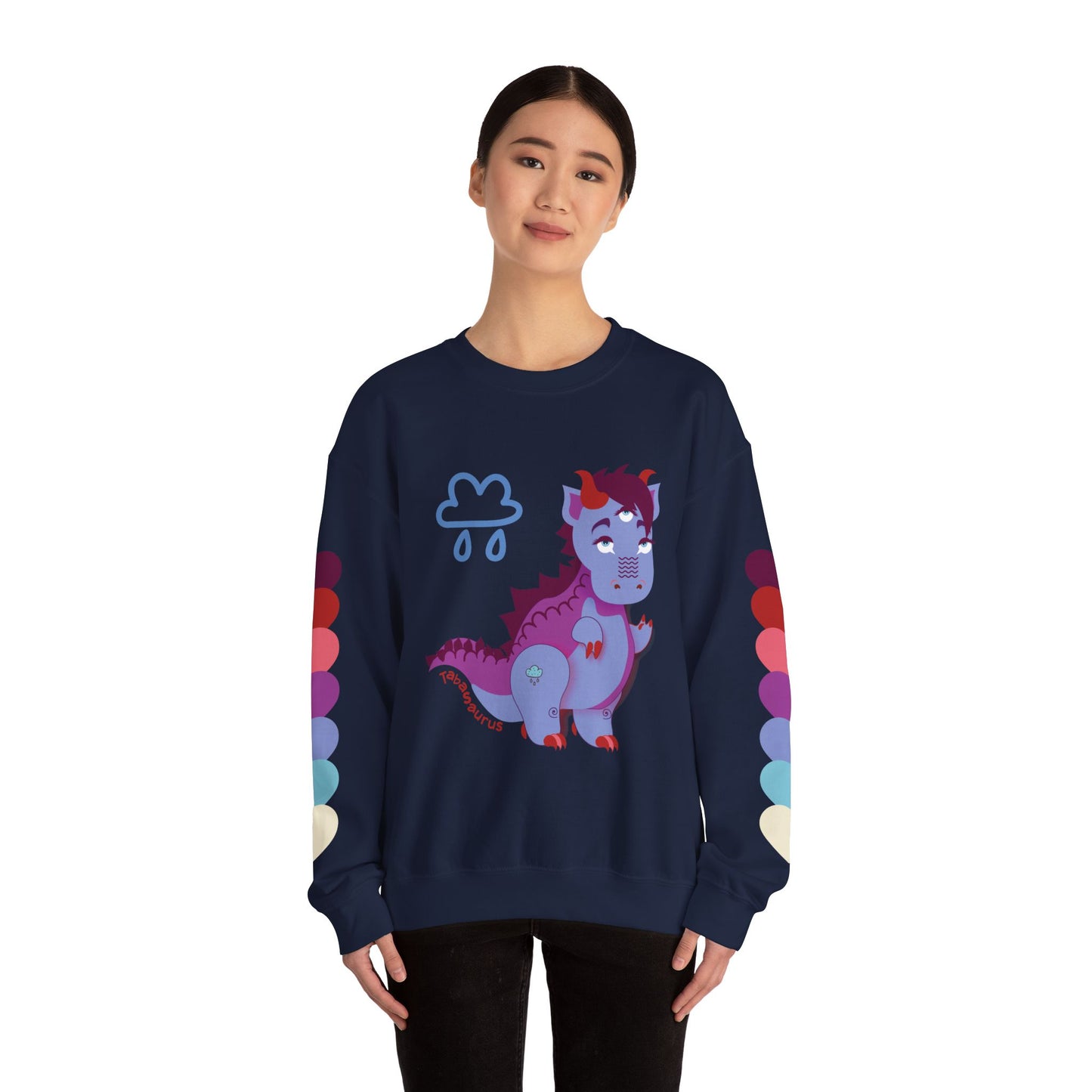 Stormy Tabasaurus® Unisex Heavy Blend™ Crewneck Sweatshirt
