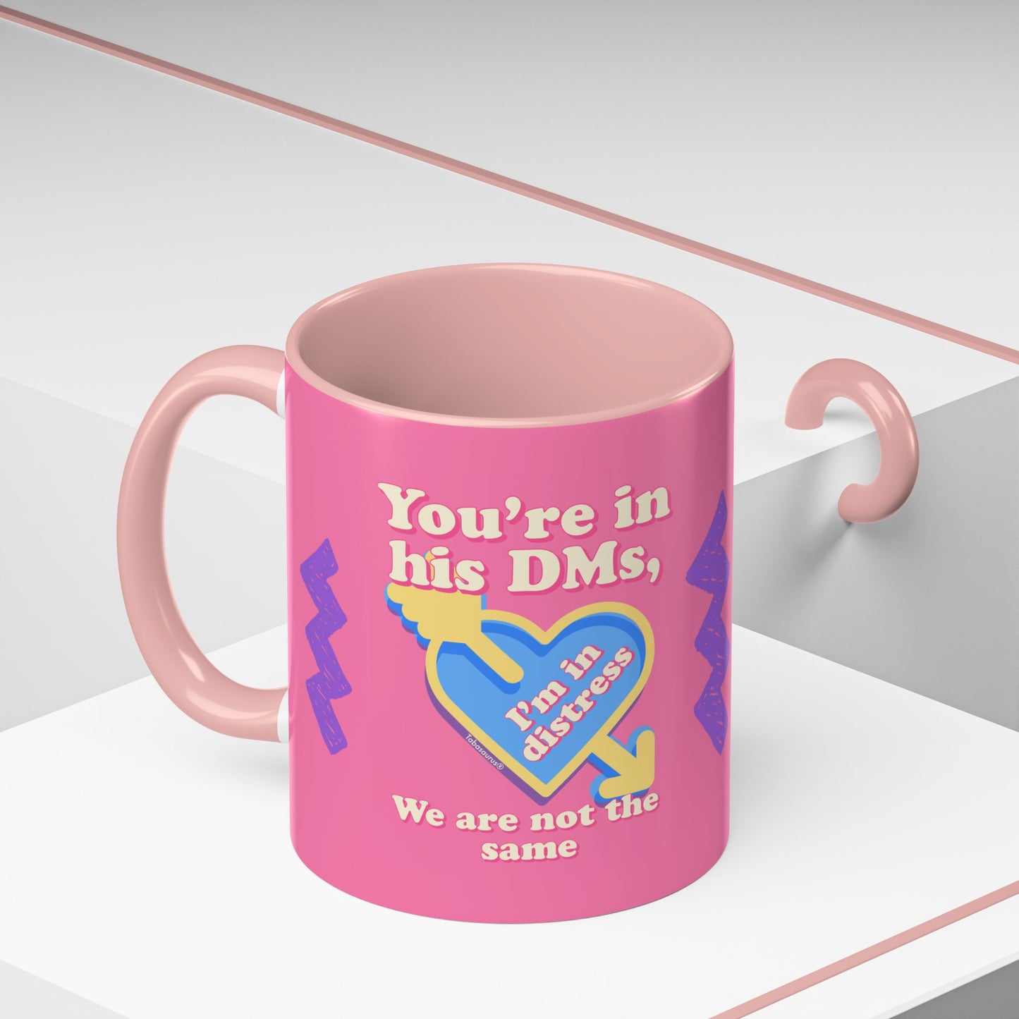Distressed DMs Accent Coffee Mug (11, 15oz)