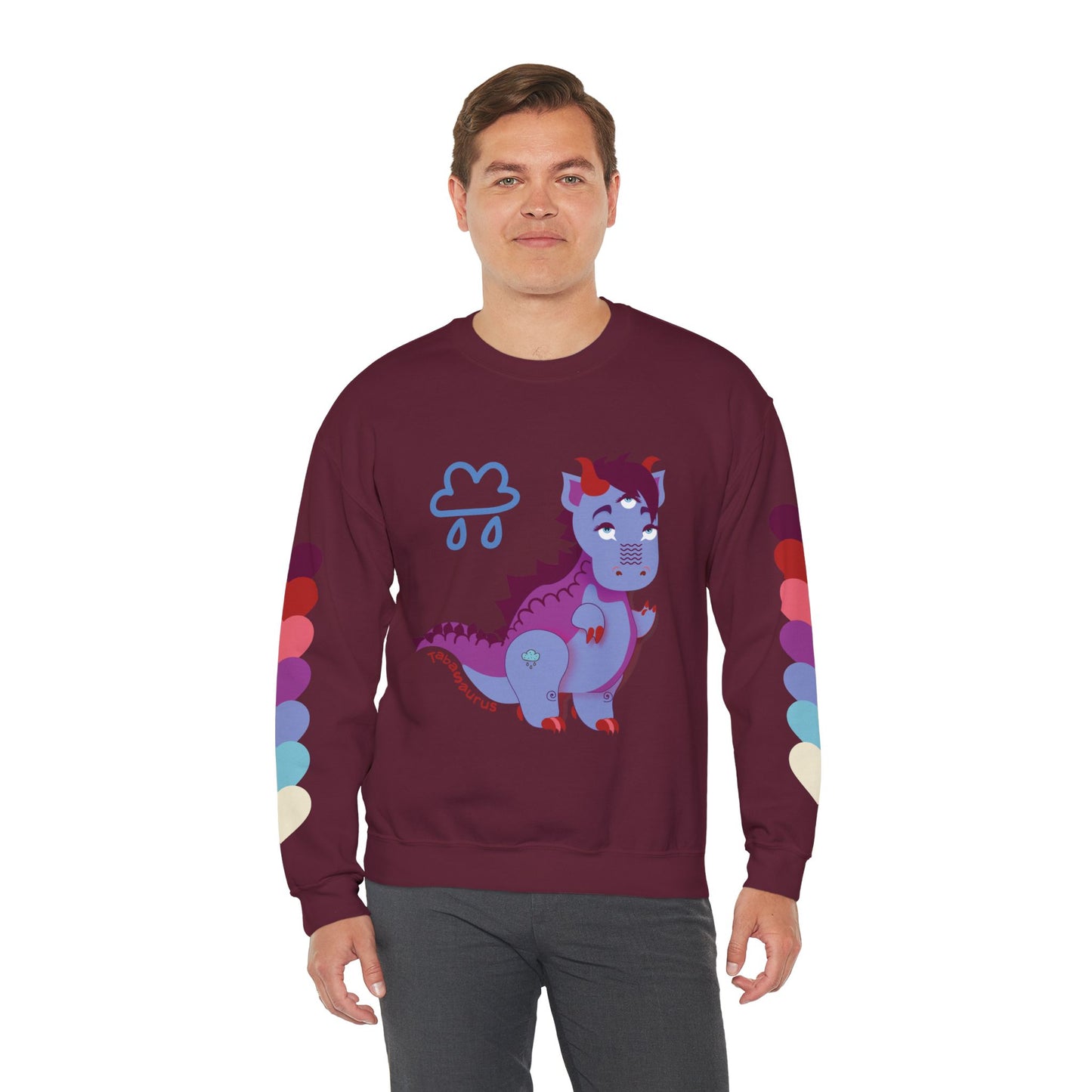 Stormy Tabasaurus® Unisex Heavy Blend™ Crewneck Sweatshirt