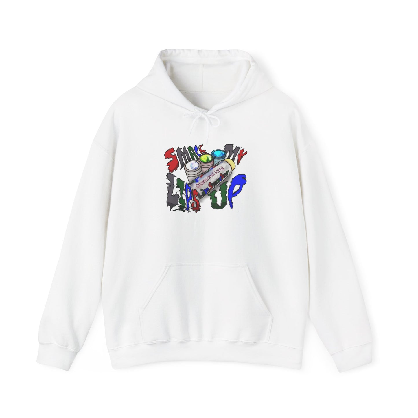 💋💄💎 "Sm💋 My Lips Up!" Unisex Heavy Blend™ Hooded Sweatshirt 💎💄💋