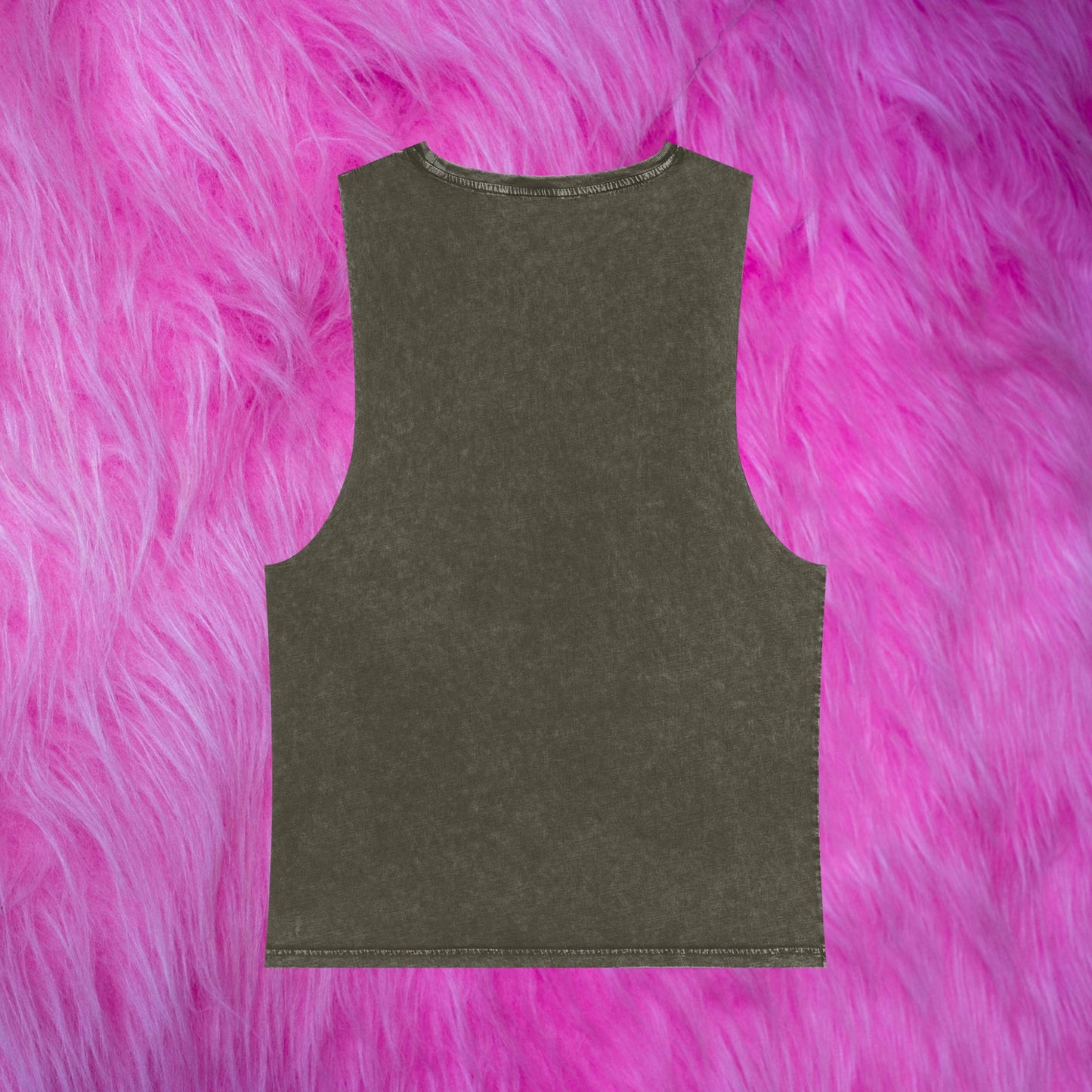 Tabasaurus®  Neon Unisex Stonewash Tank Top