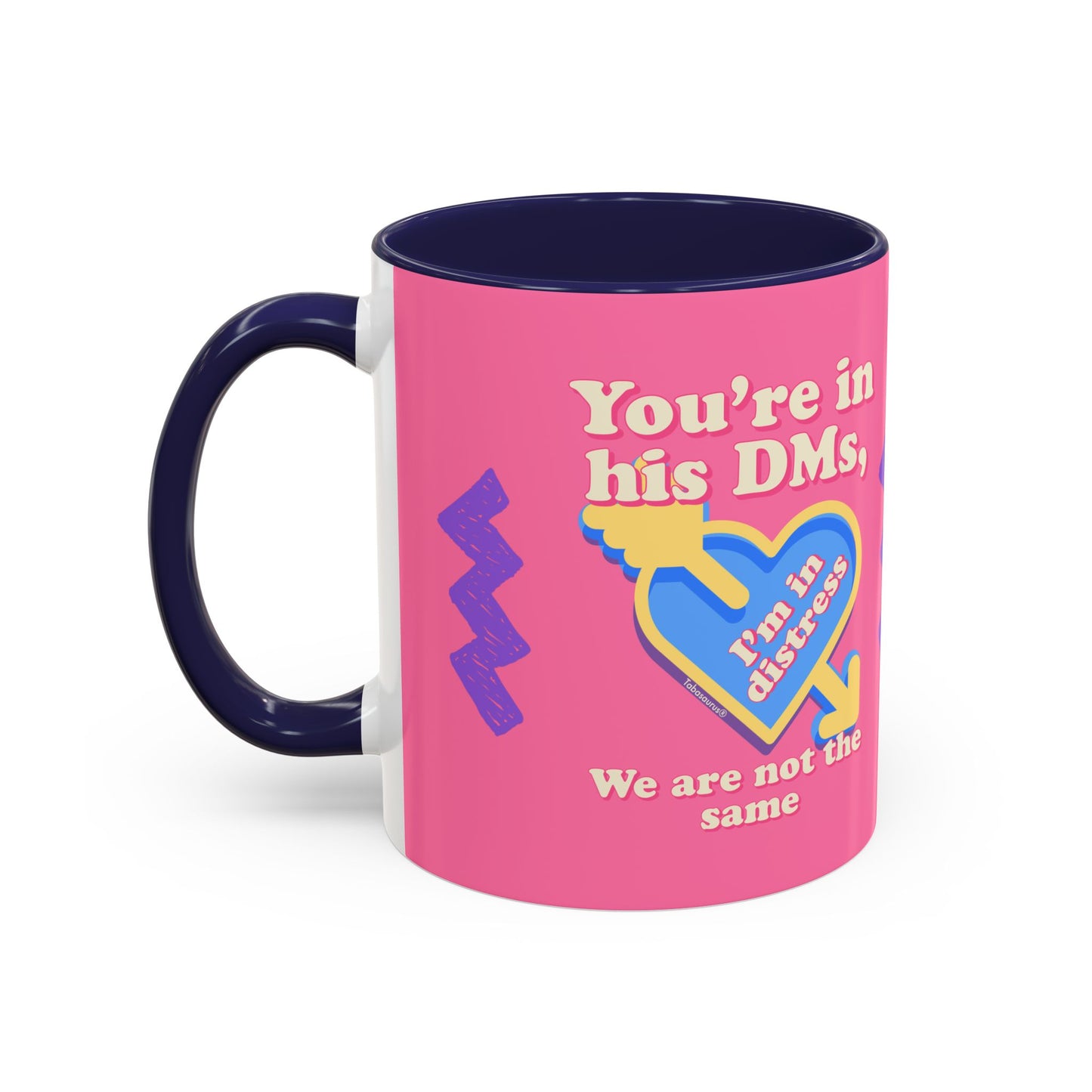 Distressed DMs Accent Coffee Mug (11, 15oz)