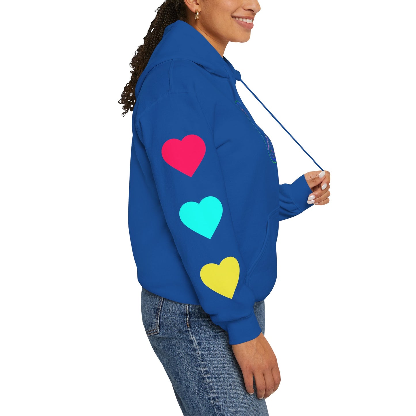 80's Neon Tabasaurus® Unisex Heavy Blend™ Hooded Sweatshirt