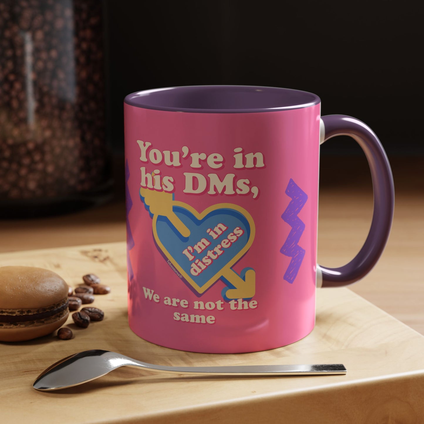 Distressed DMs Accent Coffee Mug (11, 15oz)