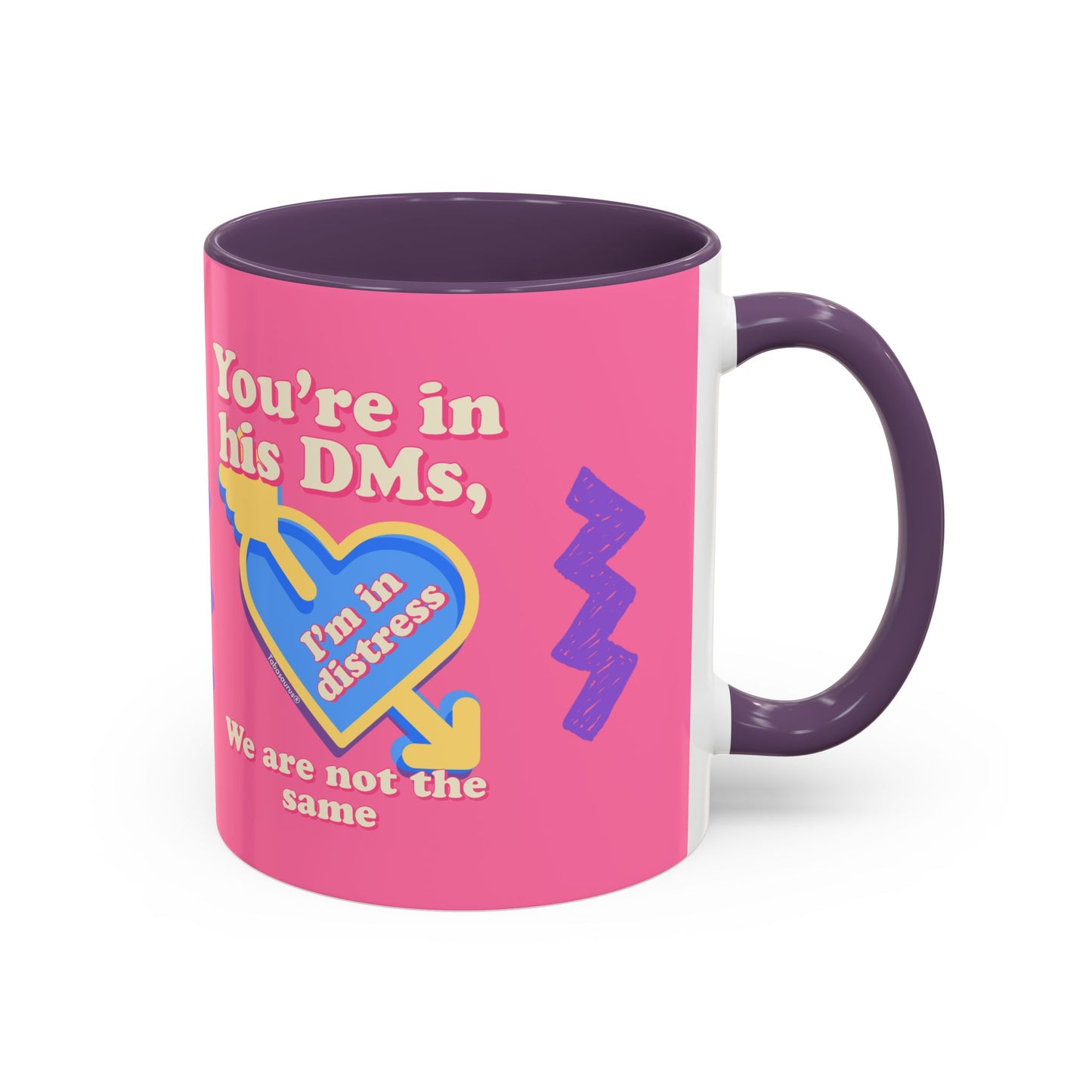 Distressed DMs Accent Coffee Mug (11, 15oz)