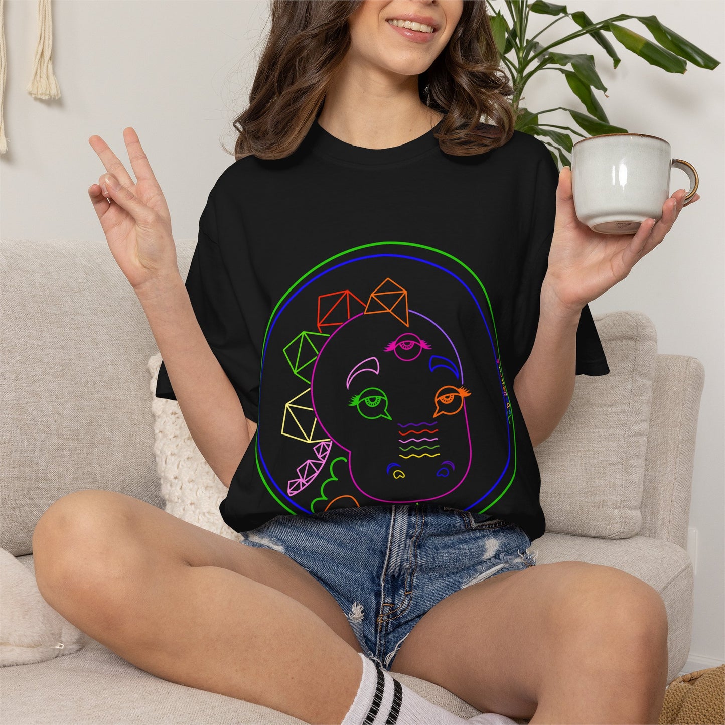 80's Neon Tabasaurus® Logo T-shirt