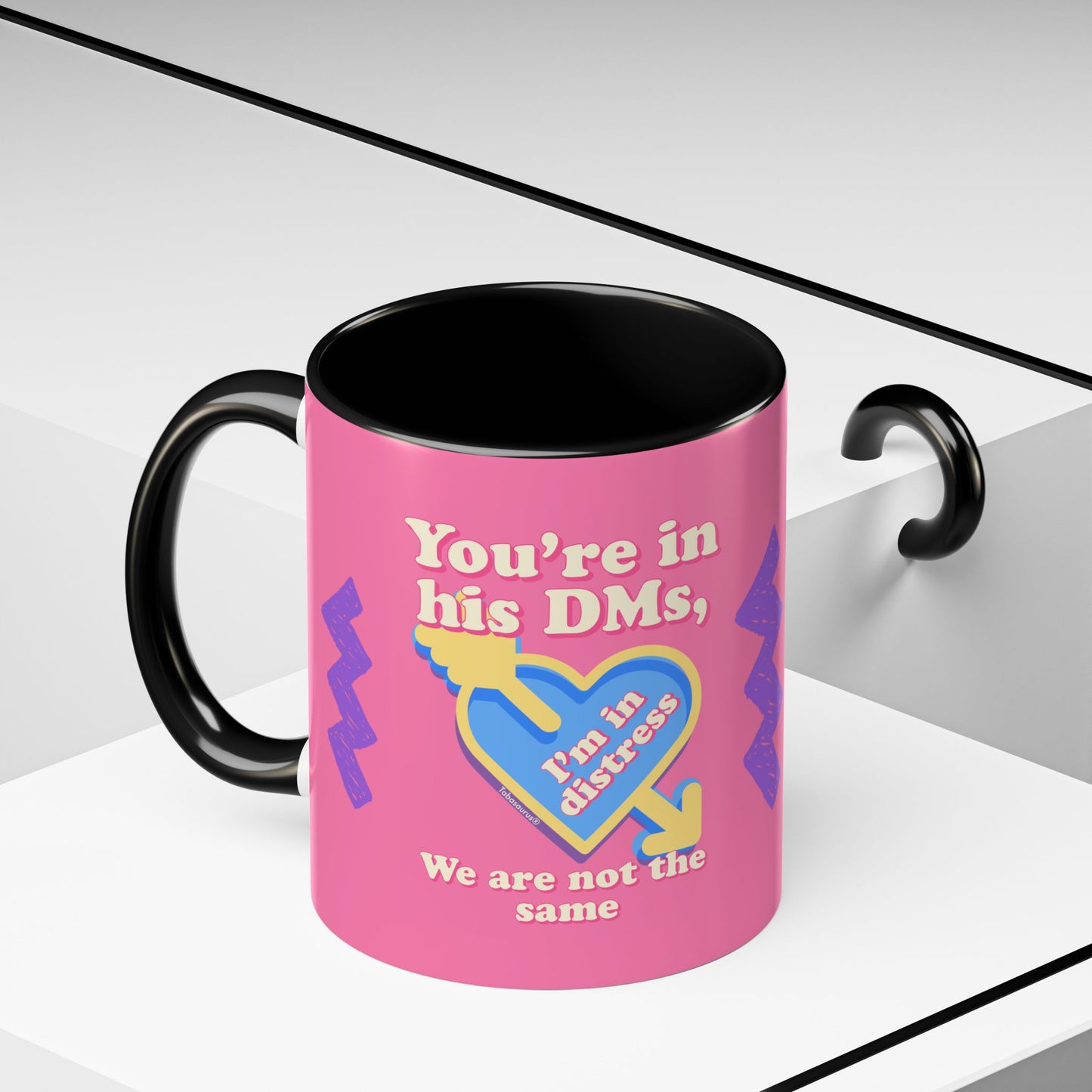 Distressed DMs Accent Coffee Mug (11, 15oz)