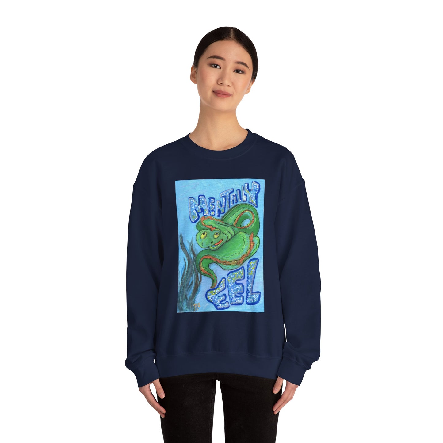 "Mentally Eel" Unisex Heavy Blend™ Crewneck Sweatshirt