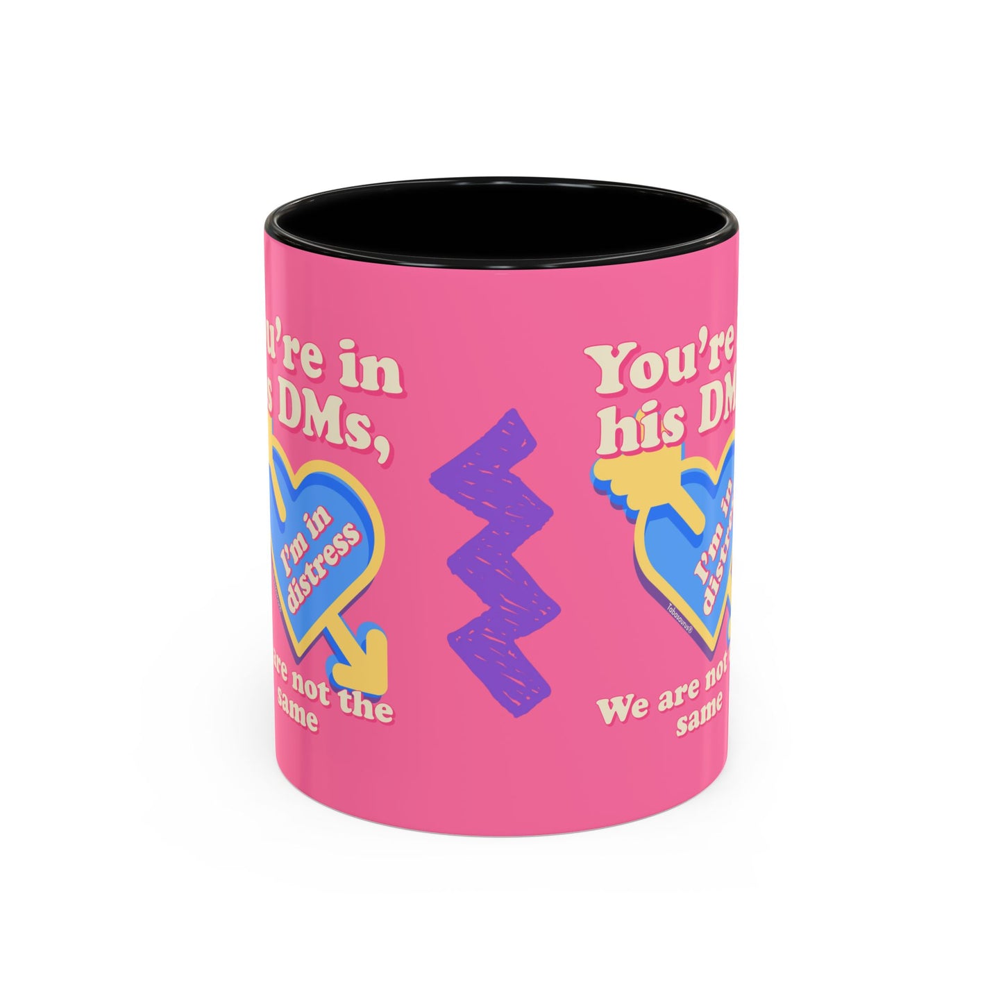 Distressed DMs Accent Coffee Mug (11, 15oz)
