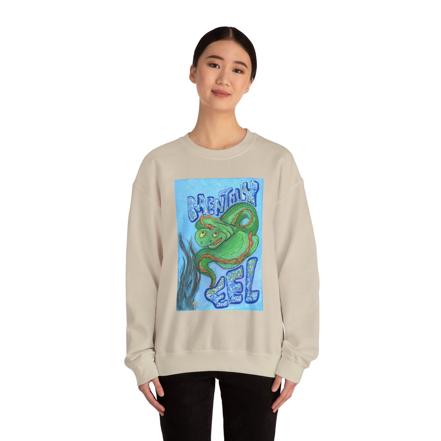 "Mentally Eel" Unisex Heavy Blend™ Crewneck Sweatshirt