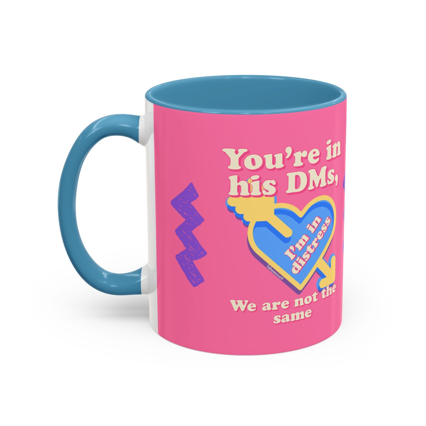 Distressed DMs Accent Coffee Mug (11, 15oz)