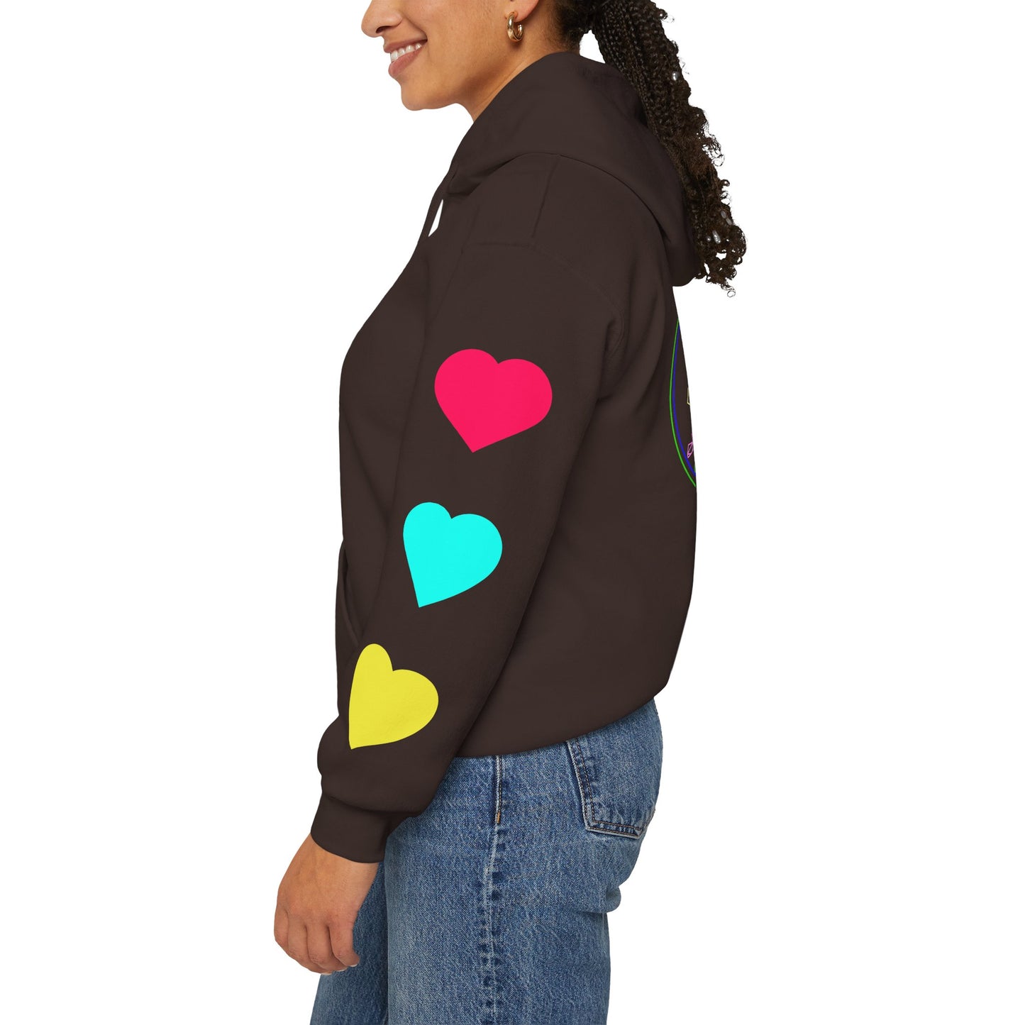 80's Neon Tabasaurus® Unisex Heavy Blend™ Hooded Sweatshirt