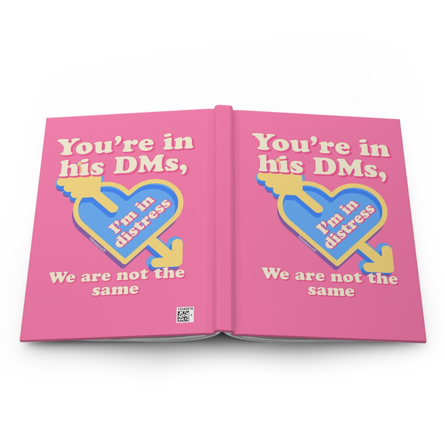 Distressed DMs Hardcover Journal