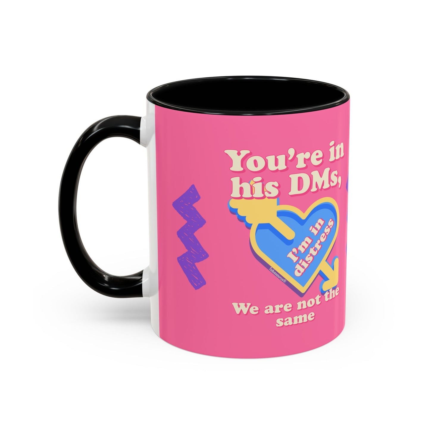 Distressed DMs Accent Coffee Mug (11, 15oz)