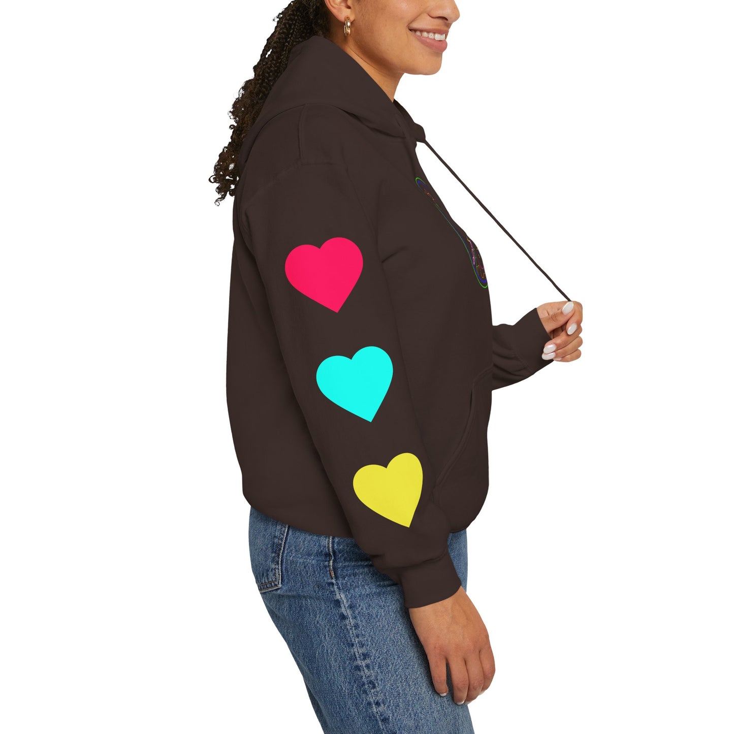 80's Neon Tabasaurus® Unisex Heavy Blend™ Hooded Sweatshirt