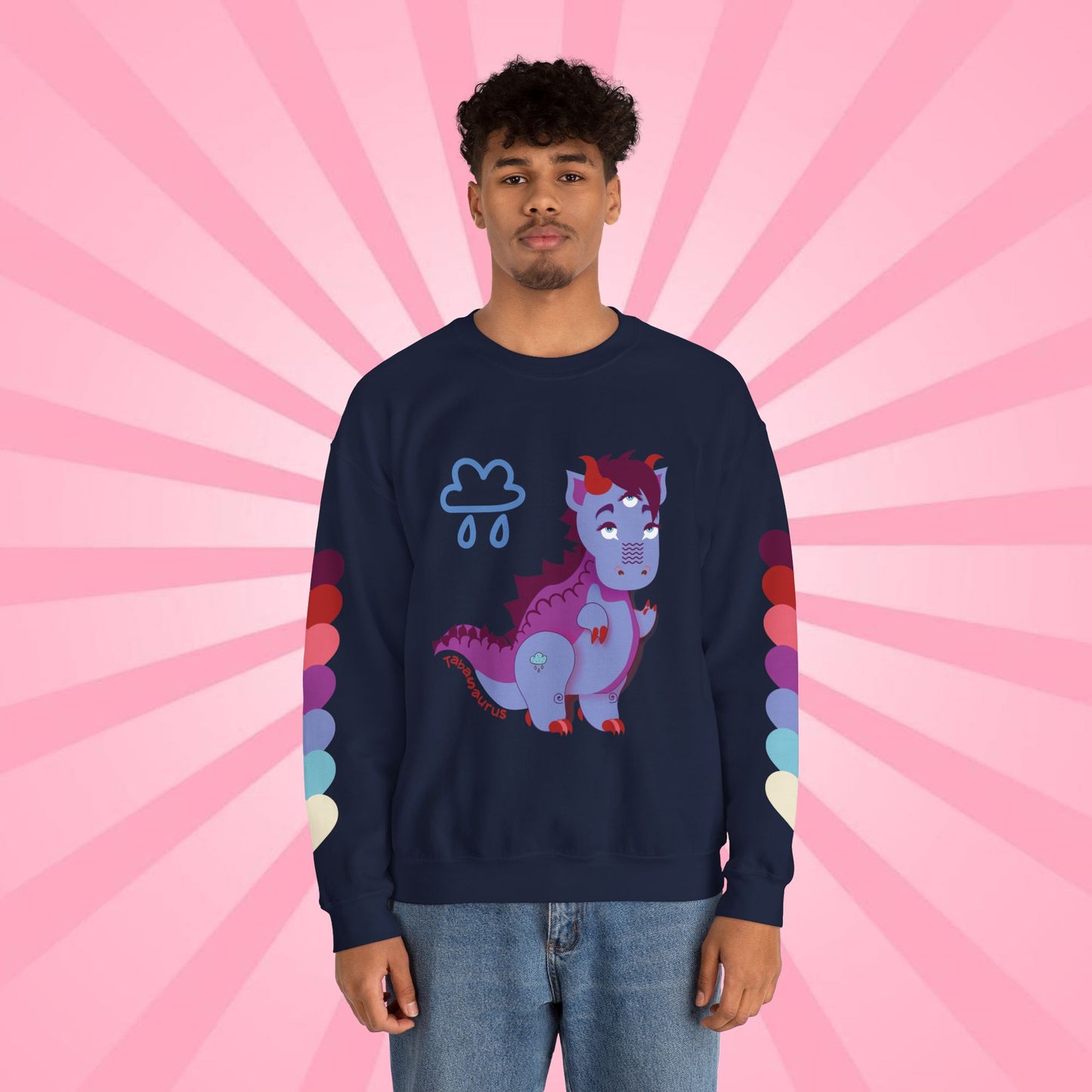 Stormy Tabasaurus® Unisex Heavy Blend™ Crewneck Sweatshirt