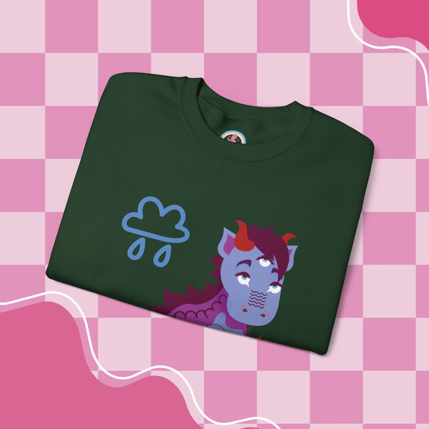 Stormy Tabasaurus® Unisex Heavy Blend™ Crewneck Sweatshirt