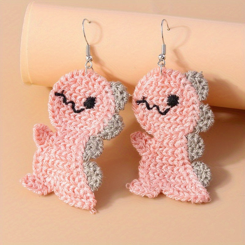 Knitted Tabasaurus® Earrings