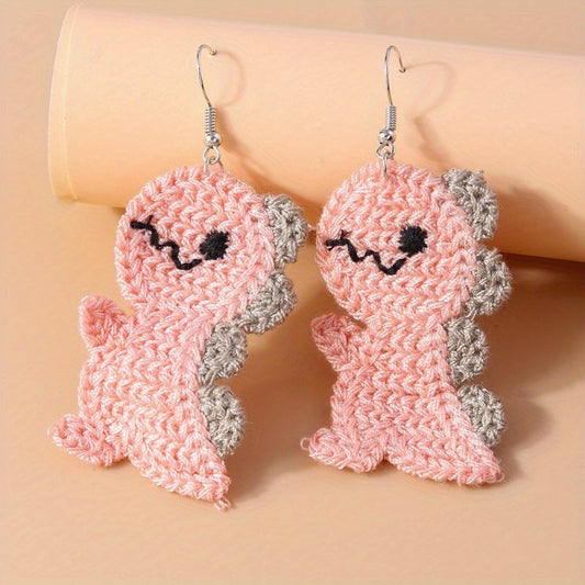 Knitted Tabasaurus® Earrings