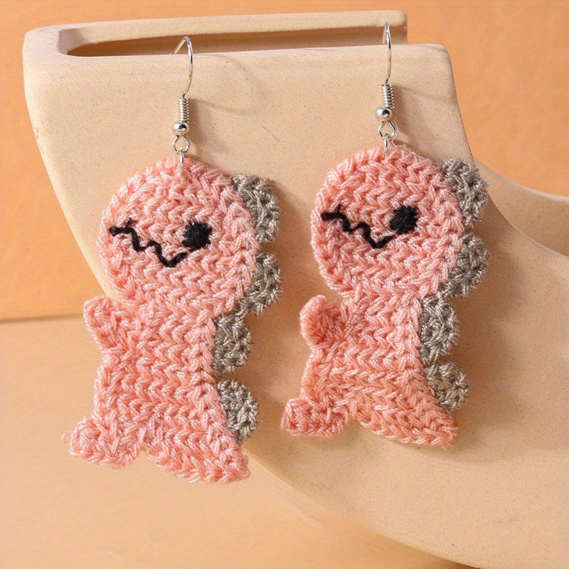 Knitted Tabasaurus® Earrings