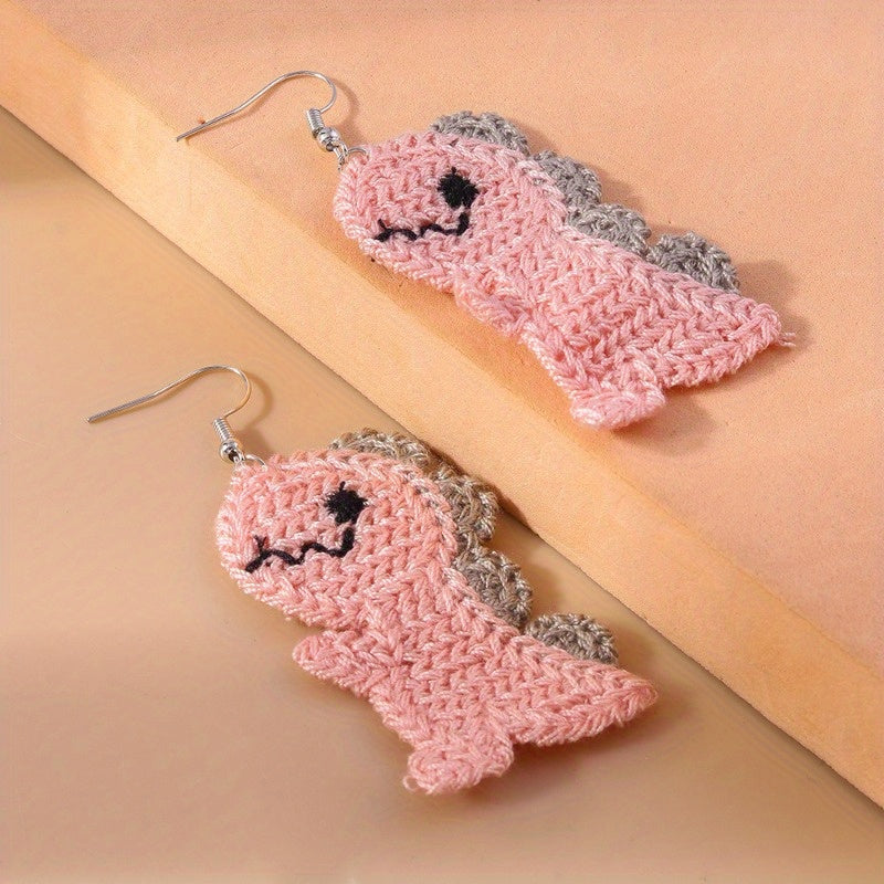 Knitted Tabasaurus® Earrings