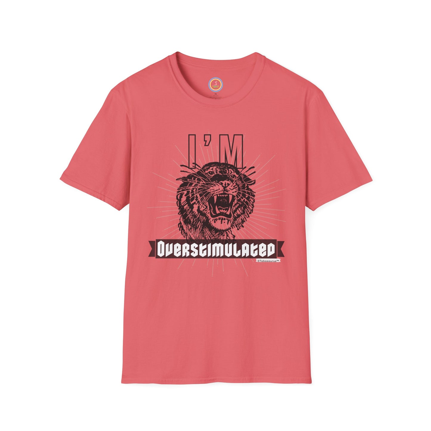 "Over-stimmy Timmy the Tiger" Unisex Softstyle T-Shirt