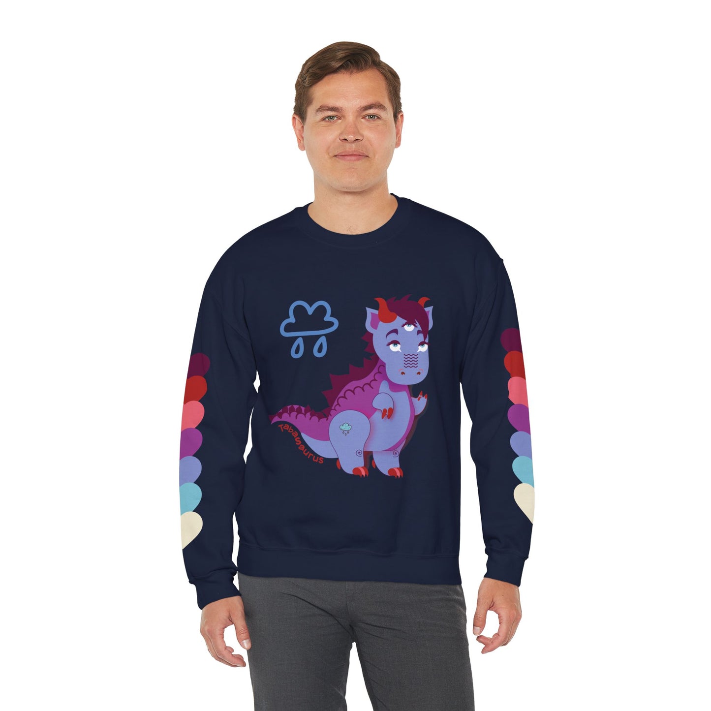Stormy Tabasaurus® Unisex Heavy Blend™ Crewneck Sweatshirt