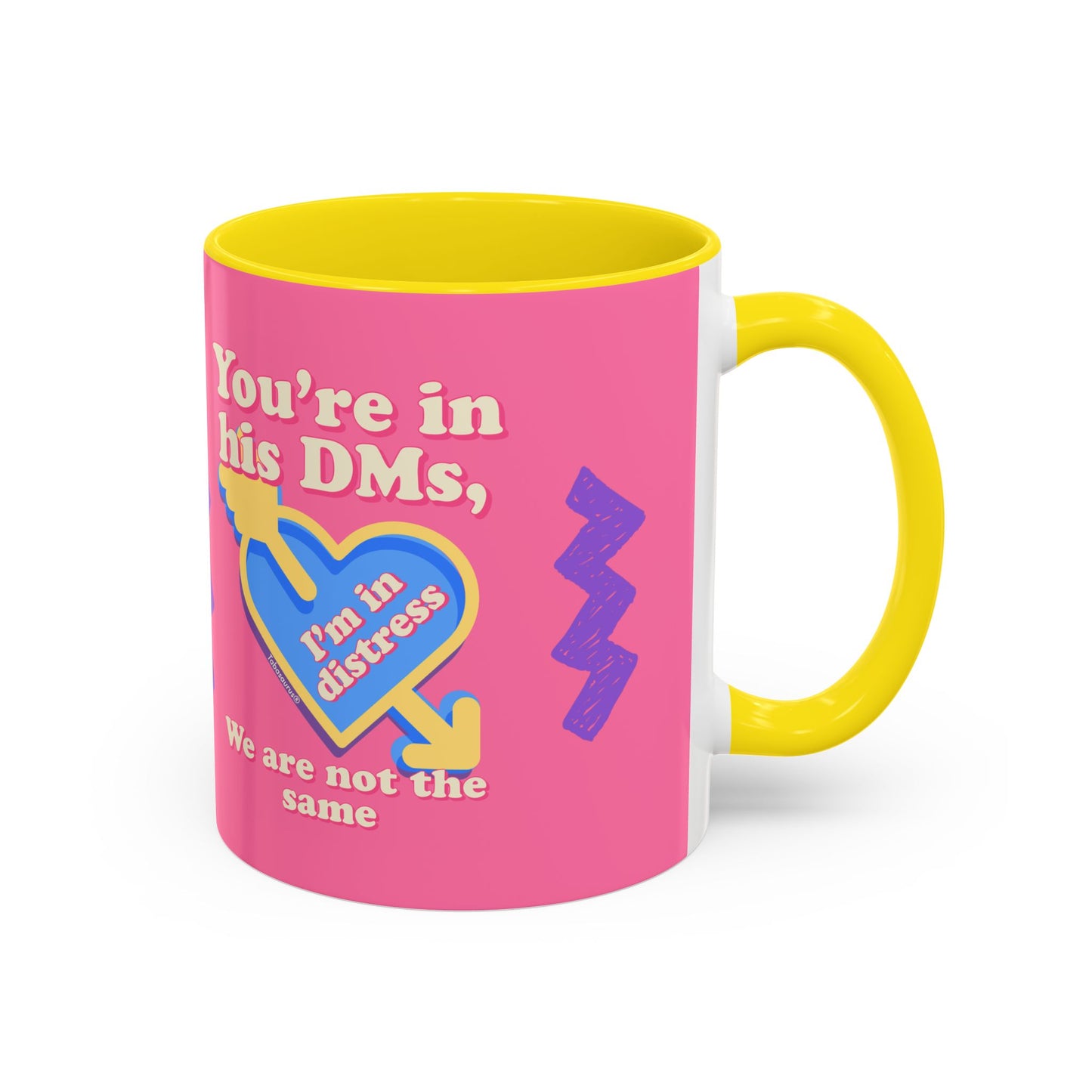 Distressed DMs Accent Coffee Mug (11, 15oz)