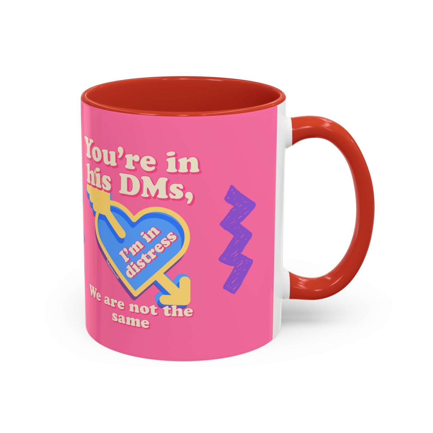 Distressed DMs Accent Coffee Mug (11, 15oz)