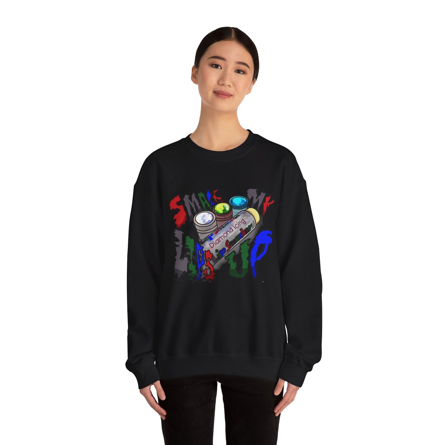 💄💋 "Sm💋 My Lips Up" Unisex Heavy Blend™ Crewneck Sweatshirt 💋💄