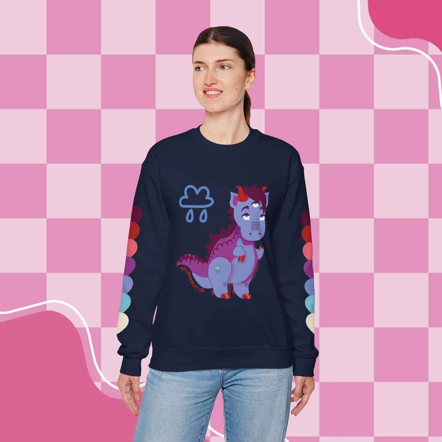 Stormy Tabasaurus® Unisex Heavy Blend™ Crewneck Sweatshirt
