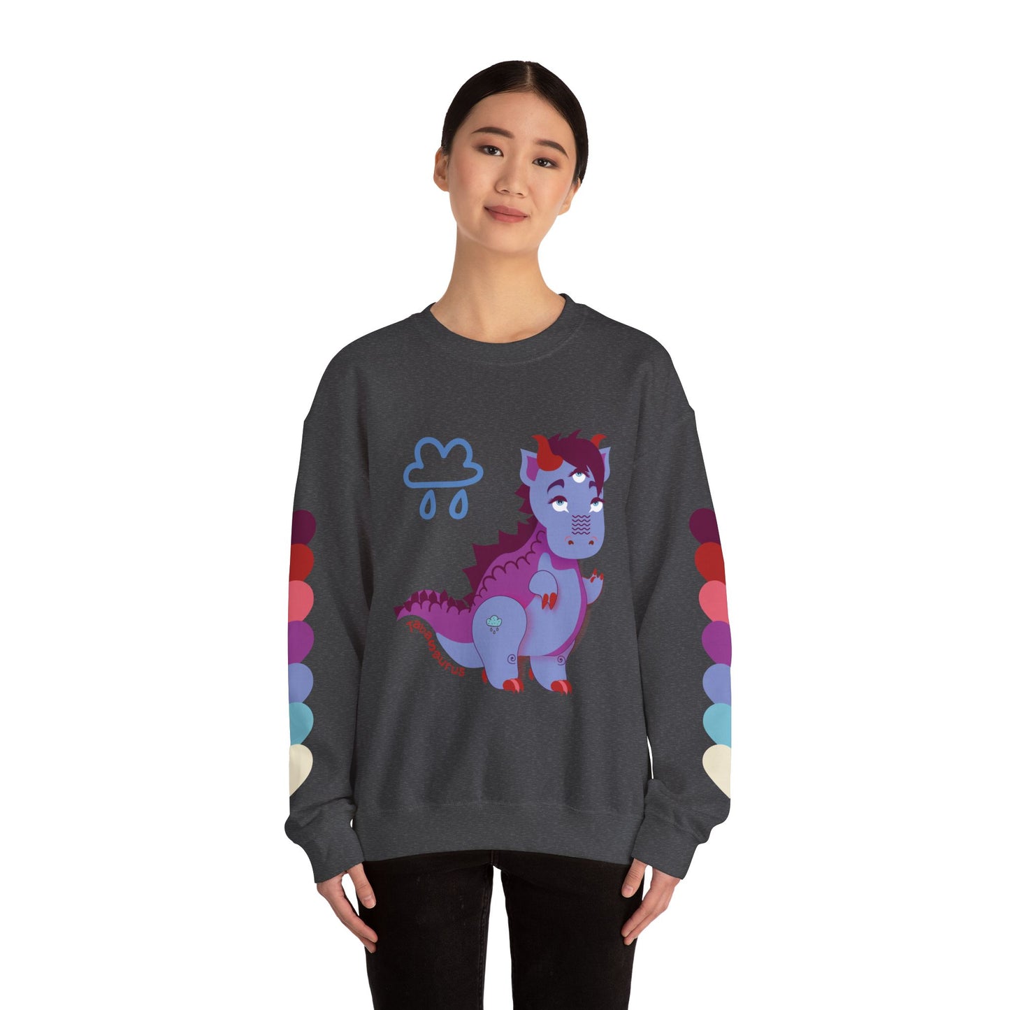 Stormy Tabasaurus® Unisex Heavy Blend™ Crewneck Sweatshirt