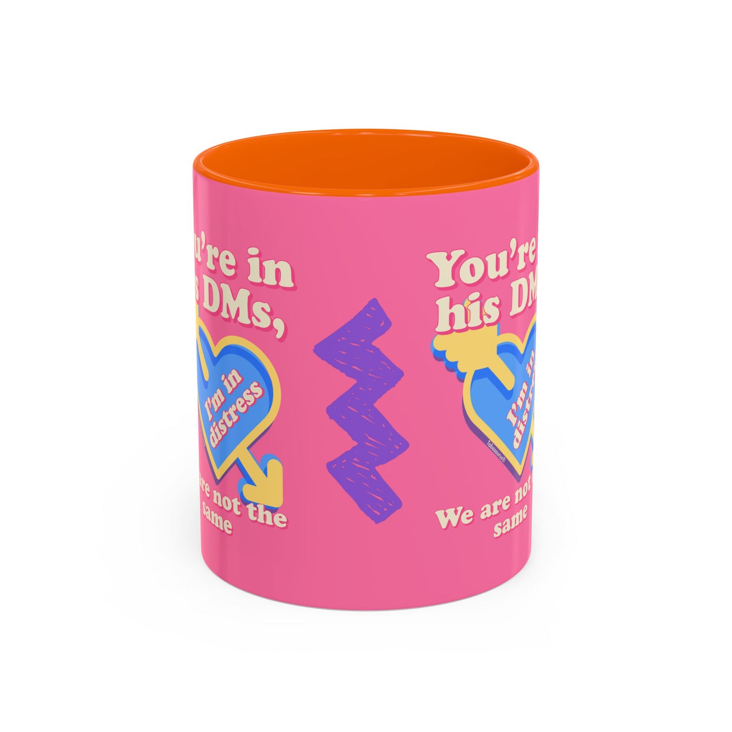 Distressed DMs Accent Coffee Mug (11, 15oz)