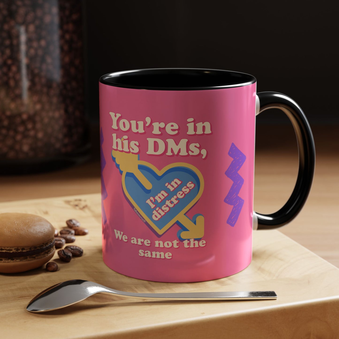 Distressed DMs Accent Coffee Mug (11, 15oz)