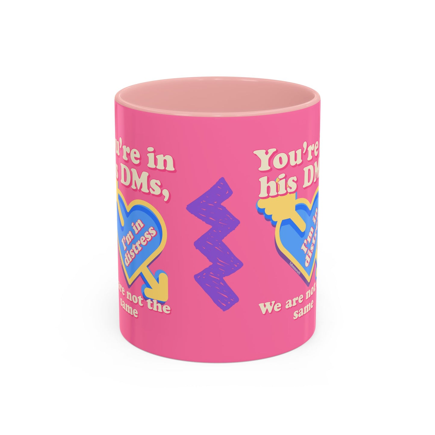 Distressed DMs Accent Coffee Mug (11, 15oz)