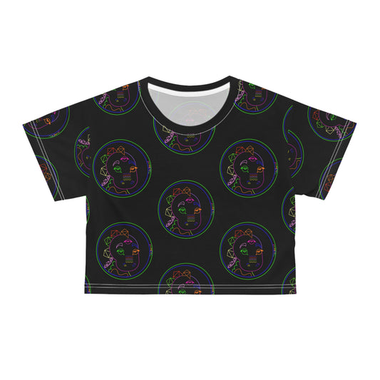 Neon Tabasaurus® Logo Crop Tee
