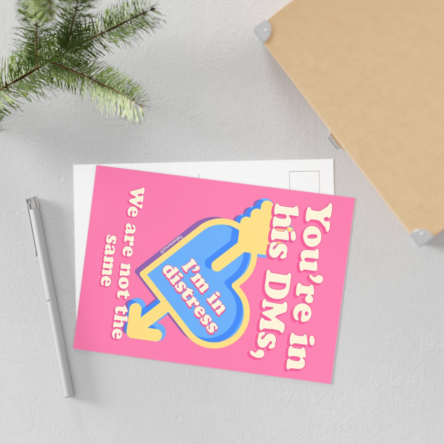 Distressed DMs Postcards