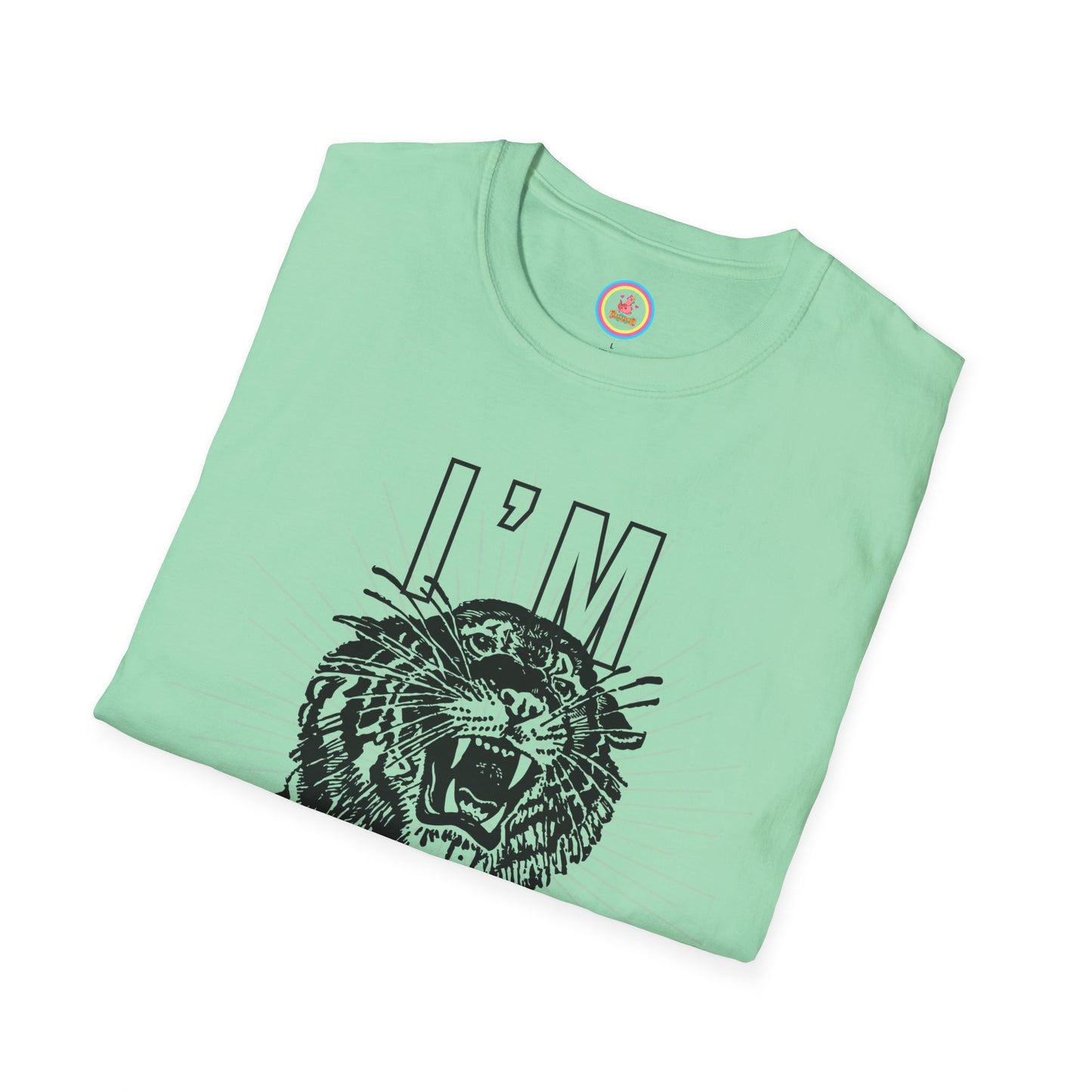 "Over-stimmy Timmy the Tiger" Unisex Softstyle T-Shirt