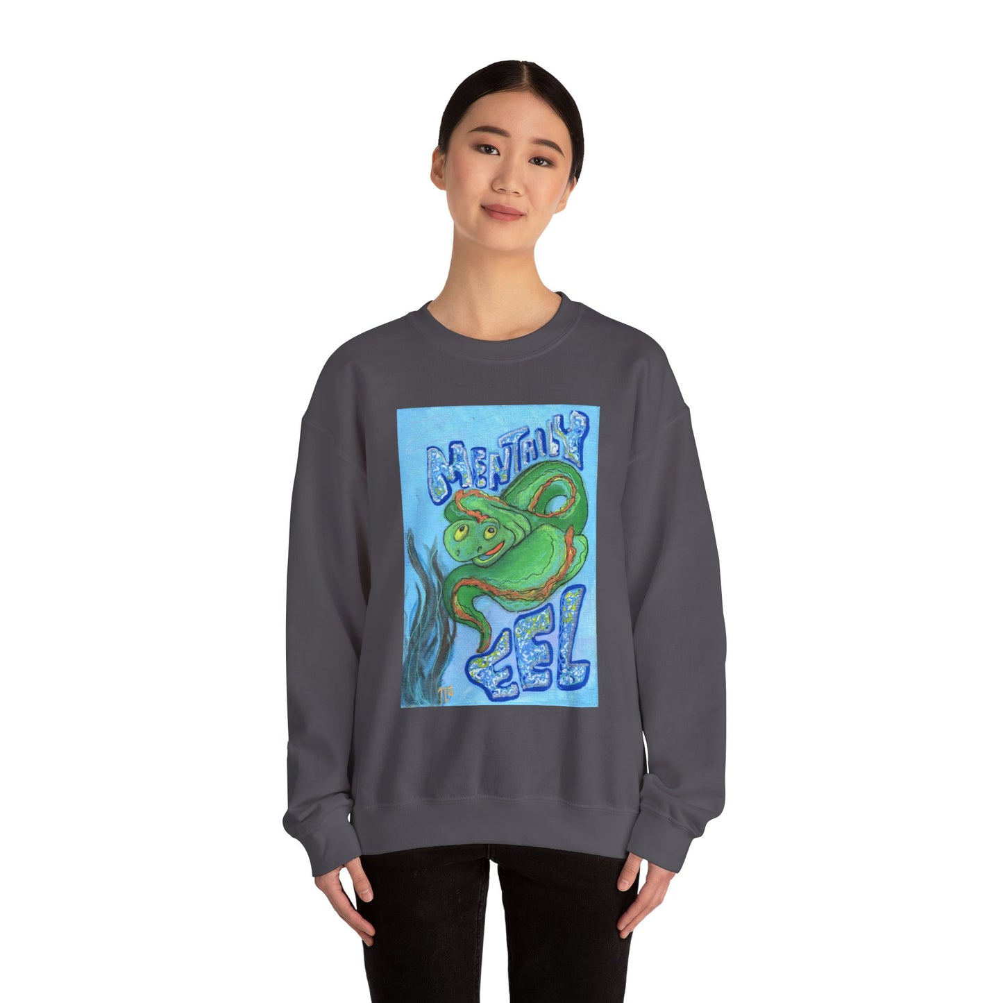 "Mentally Eel" Unisex Heavy Blend™ Crewneck Sweatshirt