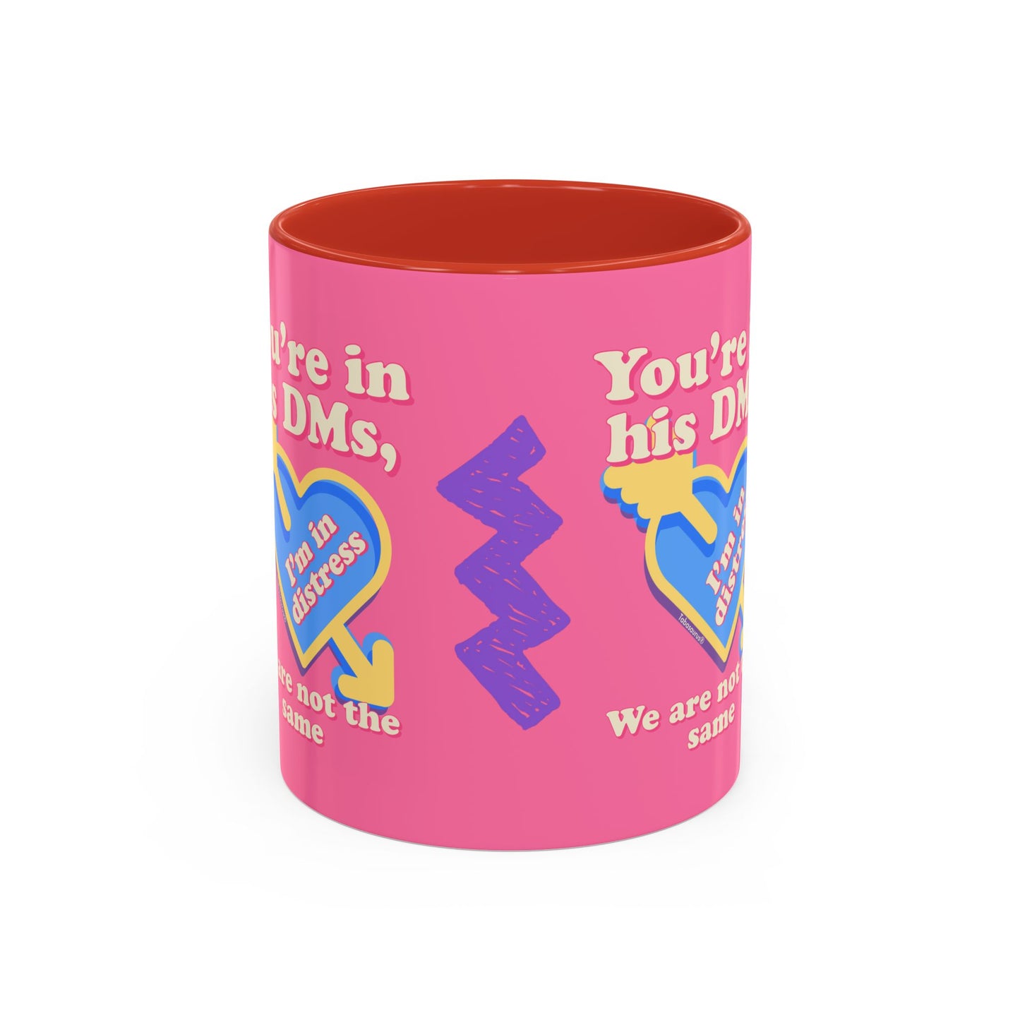 Distressed DMs Accent Coffee Mug (11, 15oz)