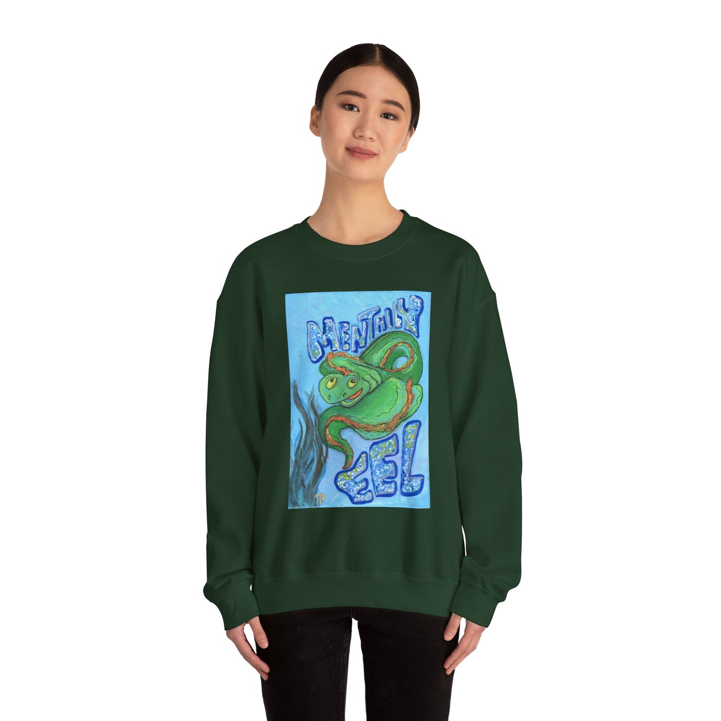 "Mentally Eel" Unisex Heavy Blend™ Crewneck Sweatshirt