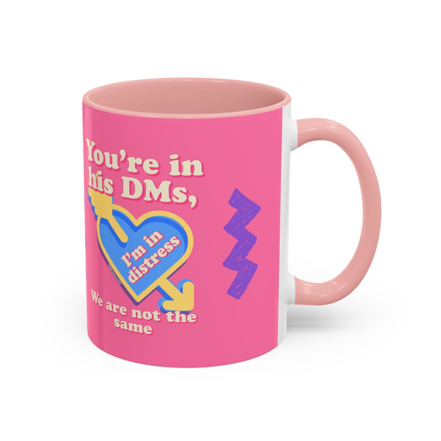 Distressed DMs Accent Coffee Mug (11, 15oz)