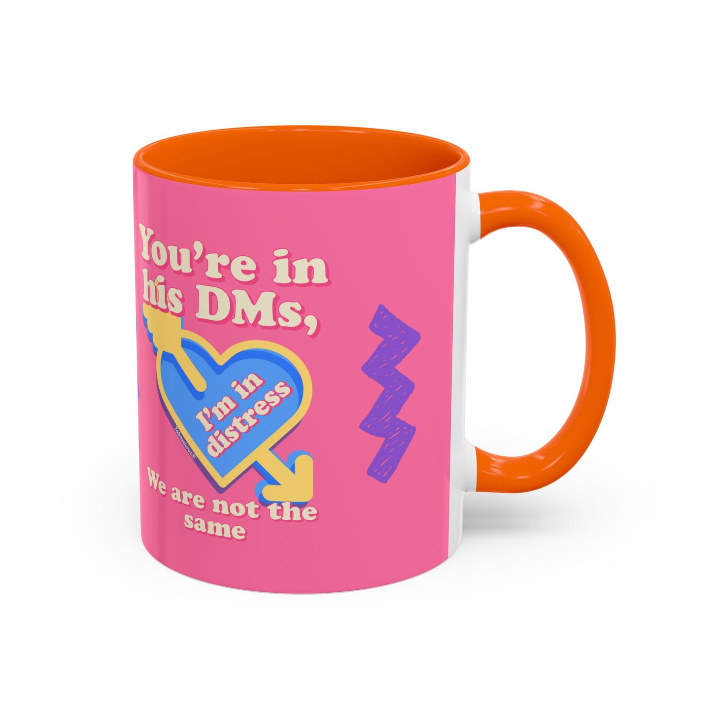 Distressed DMs Accent Coffee Mug (11, 15oz)