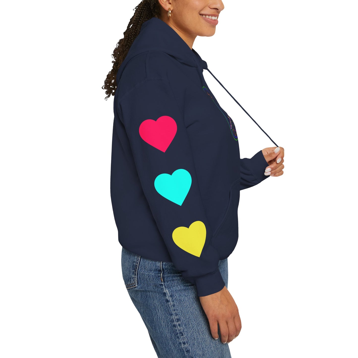 80's Neon Tabasaurus® Unisex Heavy Blend™ Hooded Sweatshirt