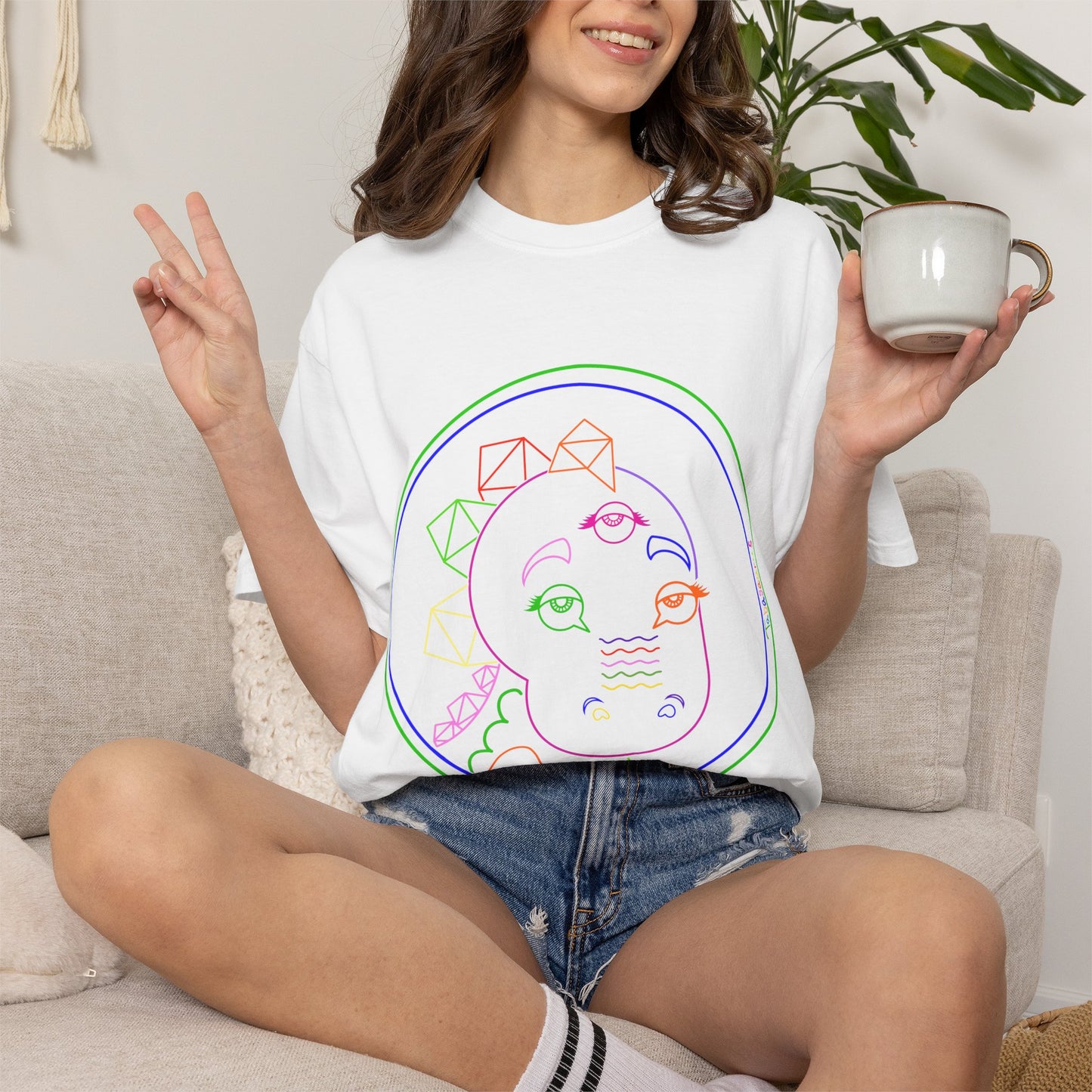 80's Neon Tabasaurus® Logo T-shirt