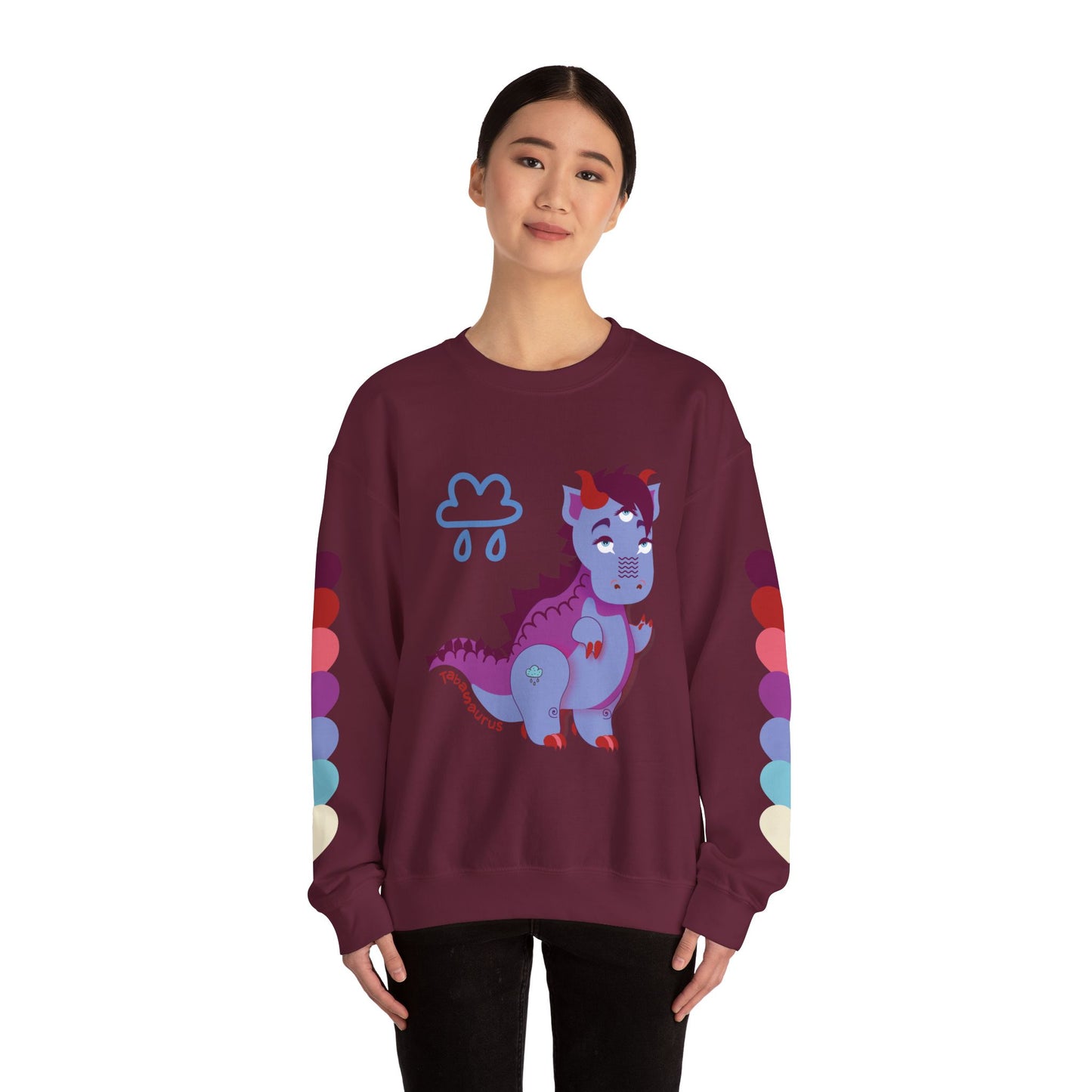 Stormy Tabasaurus® Unisex Heavy Blend™ Crewneck Sweatshirt